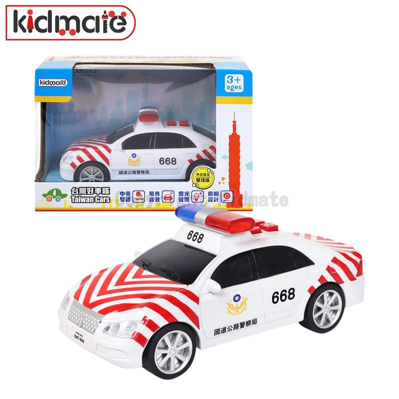 KIDMATE 台灣好車隊 迷你國道警車(中英版)