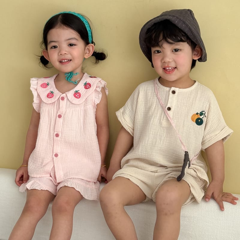 兄弟姐妹裝｜棉紗刺繡套裝(80-150)
