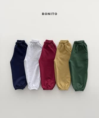 韓國🇰🇷Bonito 純色束口棉褲(12m-XL/JS-JM)