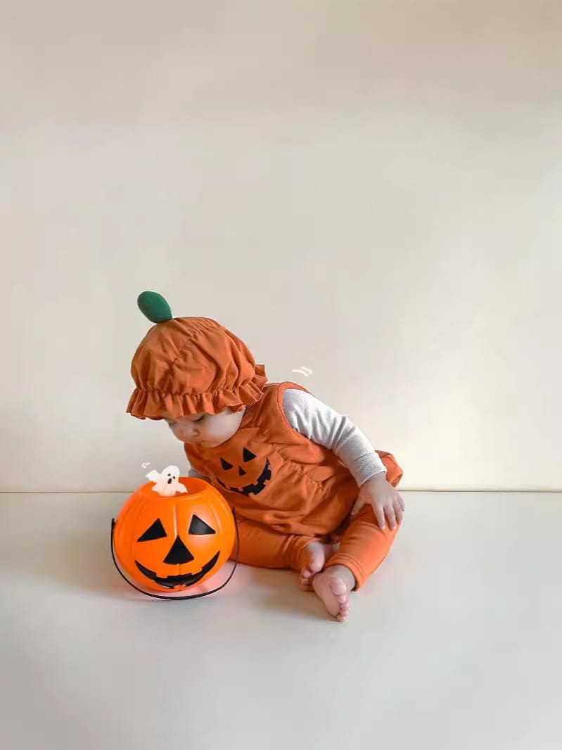 萬聖節系列🎃｜南瓜皺摺背心(66-90)