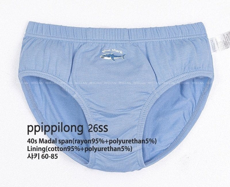 韓國🇰🇷ppippilong 鯊魚莫代爾三角內褲三件組