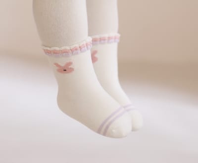 可愛印花中筒襪五雙組(0-8y)