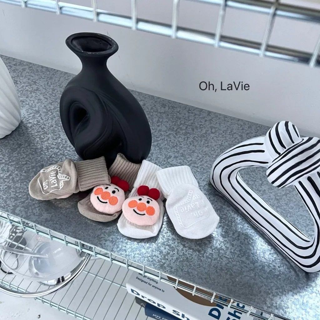 韓國🇰🇷Oh LaVie 麵包超人公仔襪(0-1y)