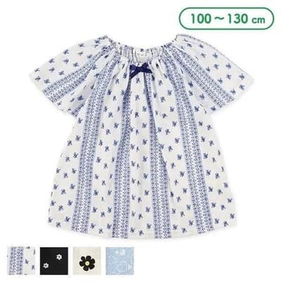 日本🇯🇵蝴蝶結裝飾娃娃裝兒童上衣(120)