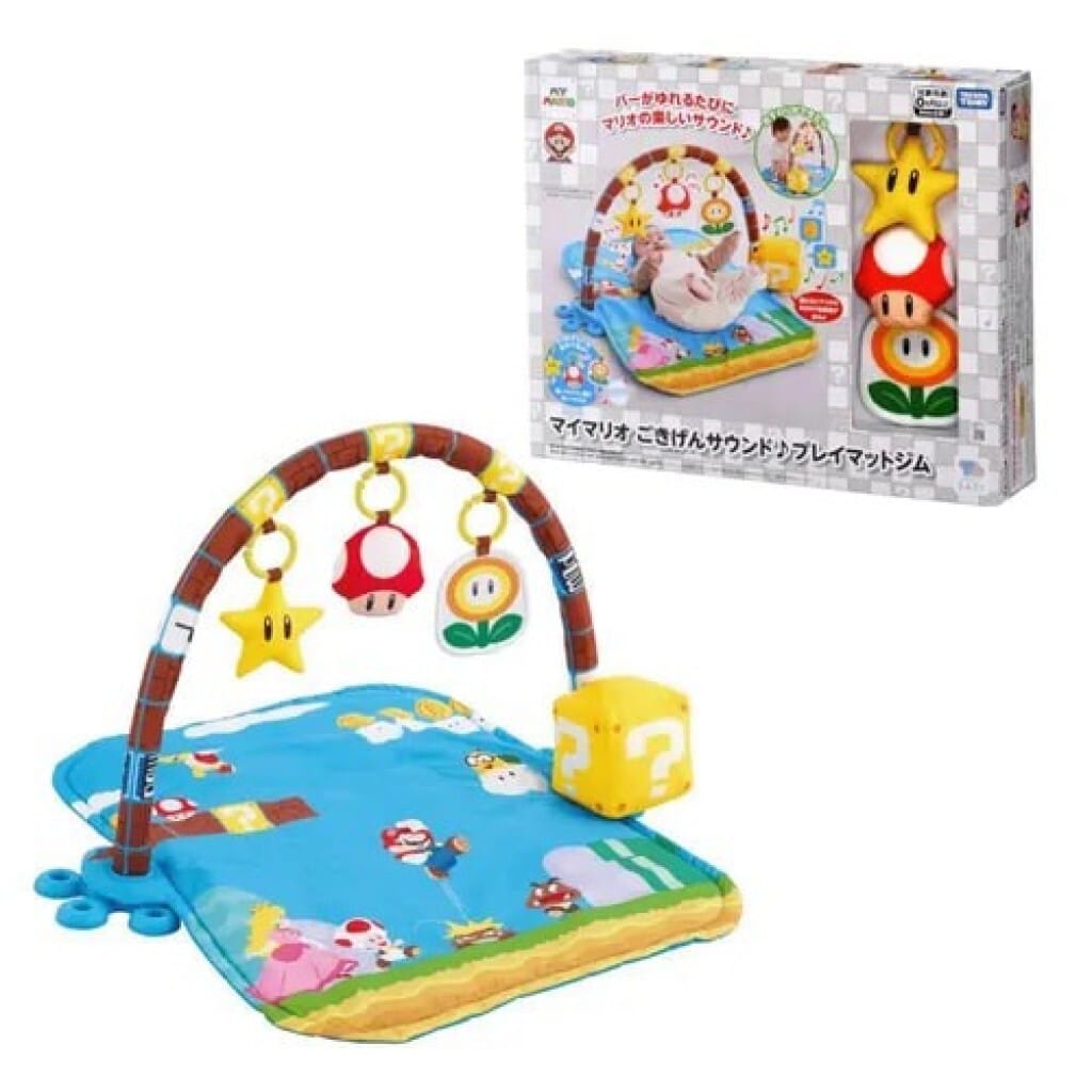 日本🇯🇵瑪利歐 開心音效遊戲地墊遊戲架