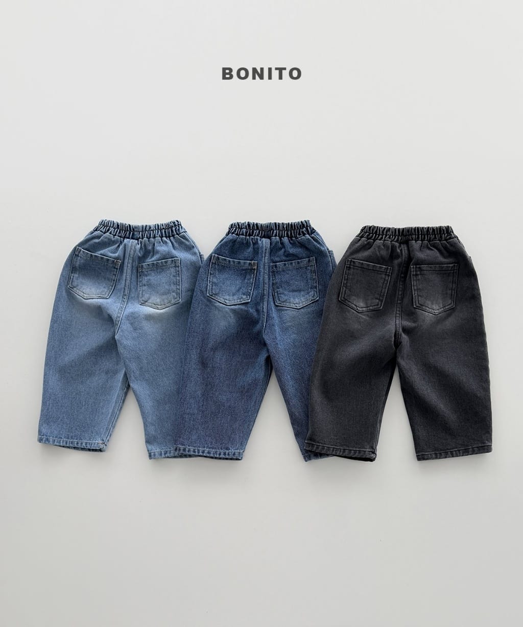 韓國🇰🇷Bonito 經典刷色牛仔褲(12m-XL/JS-JM)