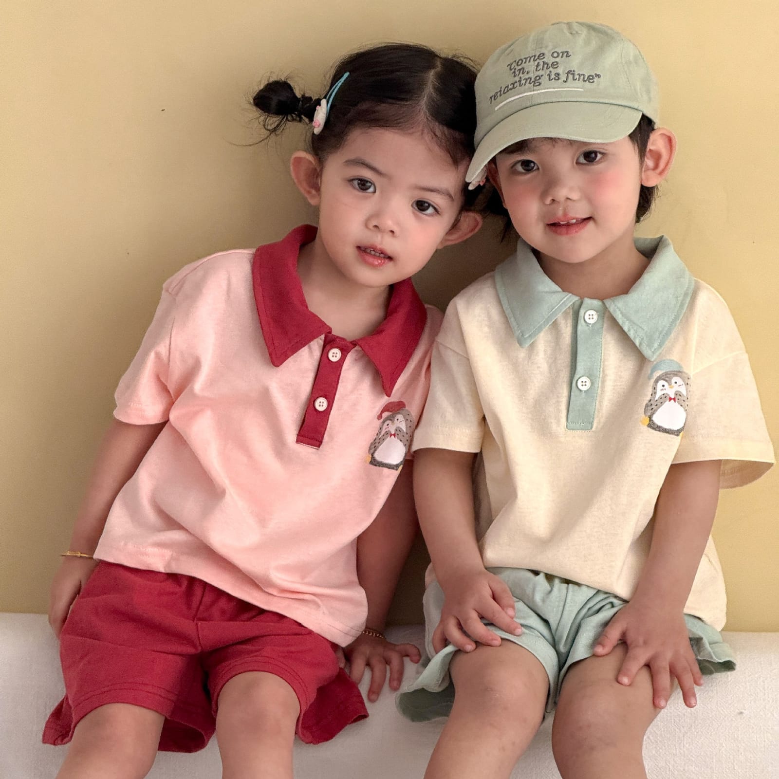 兄弟姐妹裝｜企鵝POLO衫套裝(80-150)