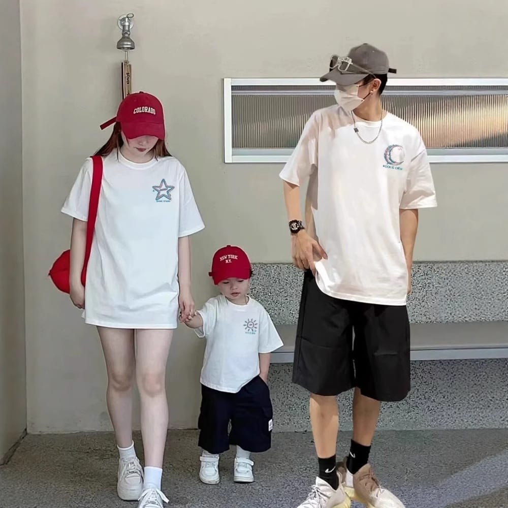 星月太陽親子Ｔ恤(66-90/80-150/S-4XL)