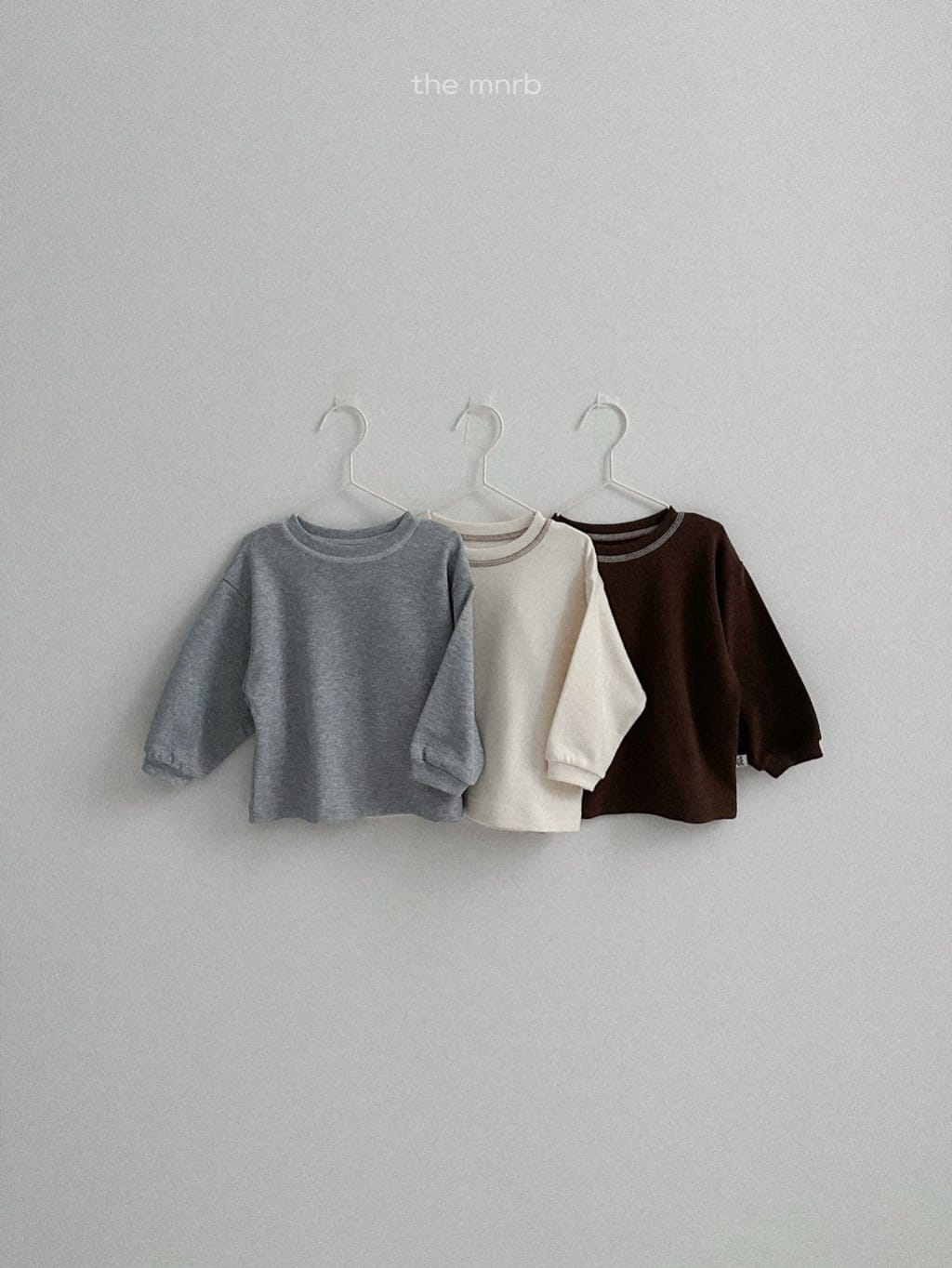 韓國🇰🇷Minirobe 車線領純色上衣(S-XL)