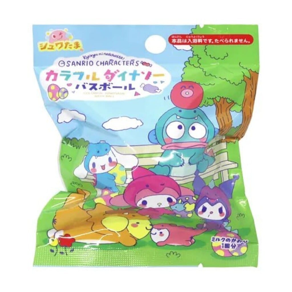 日本🇯🇵三麗鷗角色 彩色恐龍泡澡球