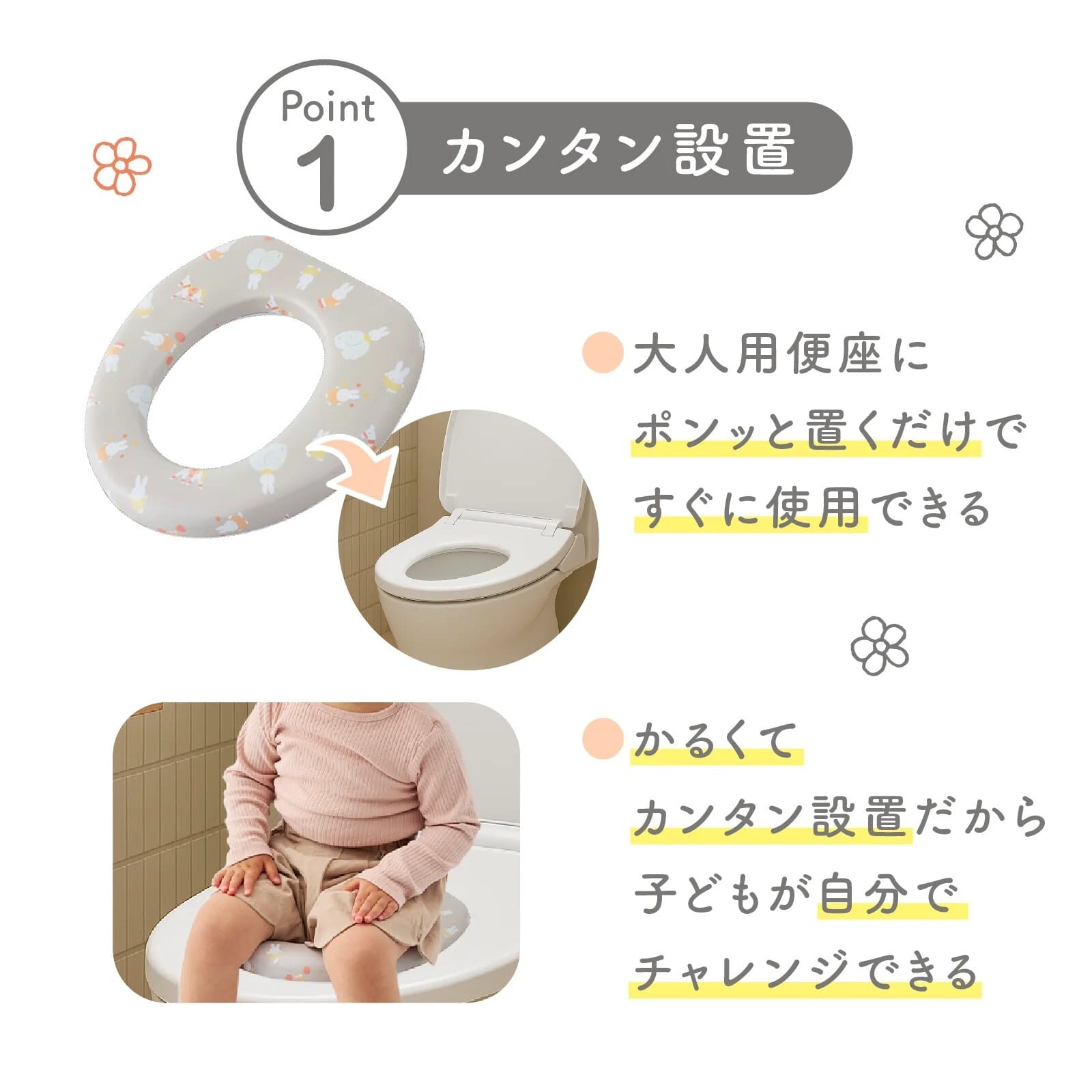 日本🇯🇵Miffy 軟馬桶座圈