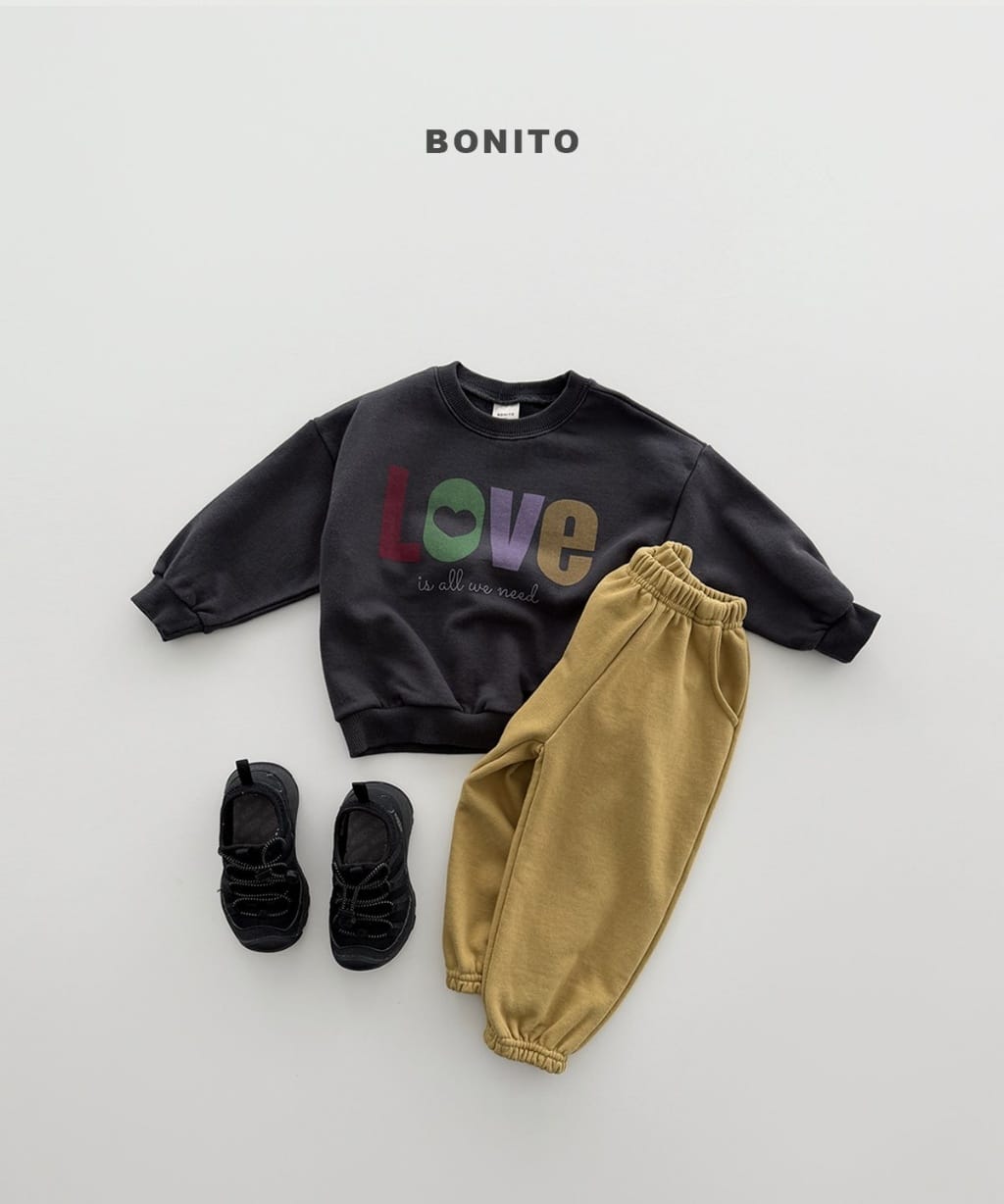 韓國🇰🇷Bonito 純色束口棉褲(12m-XL/JS-JM)