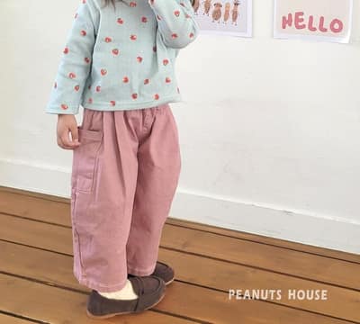 韓國🇰🇷PEANUTS 大口袋打褶卡其褲(5-15)