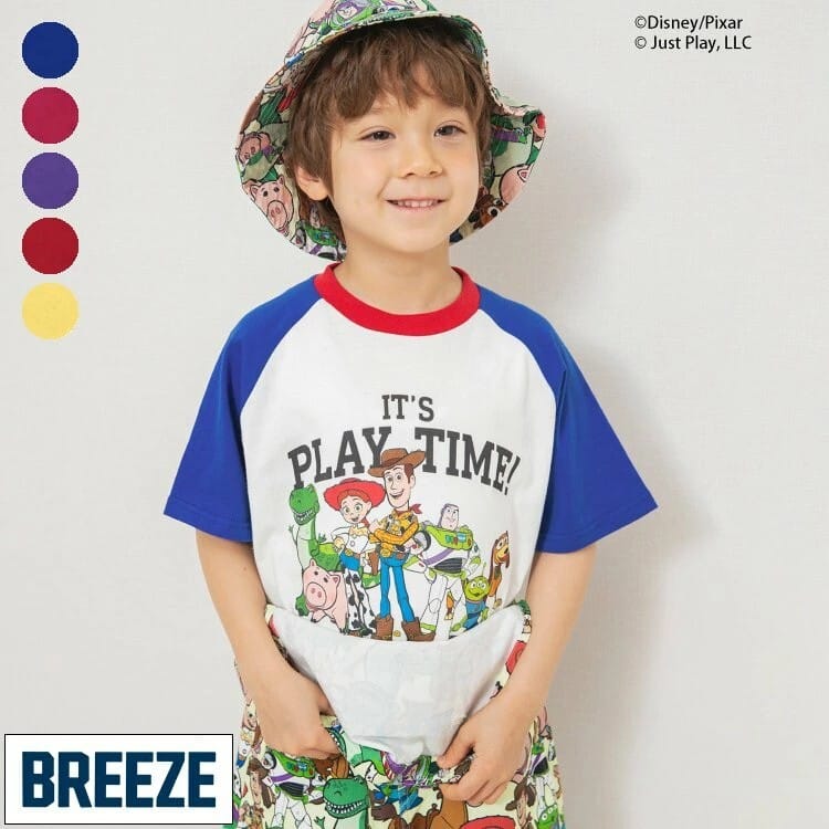 日本🇯🇵BREEZE 玩具總動員插肩袖T恤(80-140)