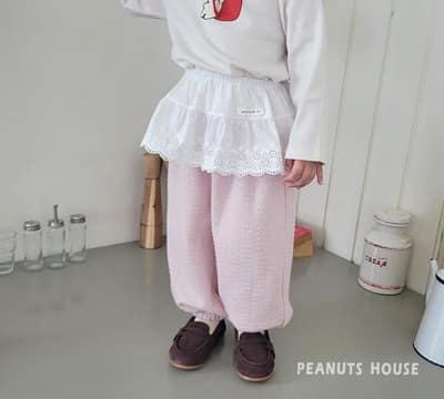 韓國🇰🇷PEANUTS 針織彈力束口褲(5-15)
