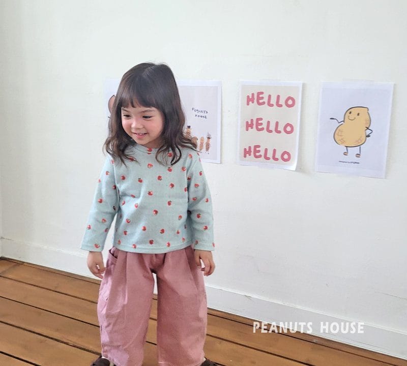 韓國🇰🇷PEANUTS 滿版水果印花長袖上衣(5-15)