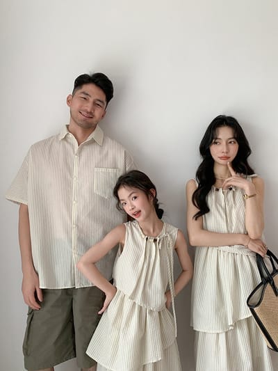 法式不規則親子裝(80-150/S-3XL)