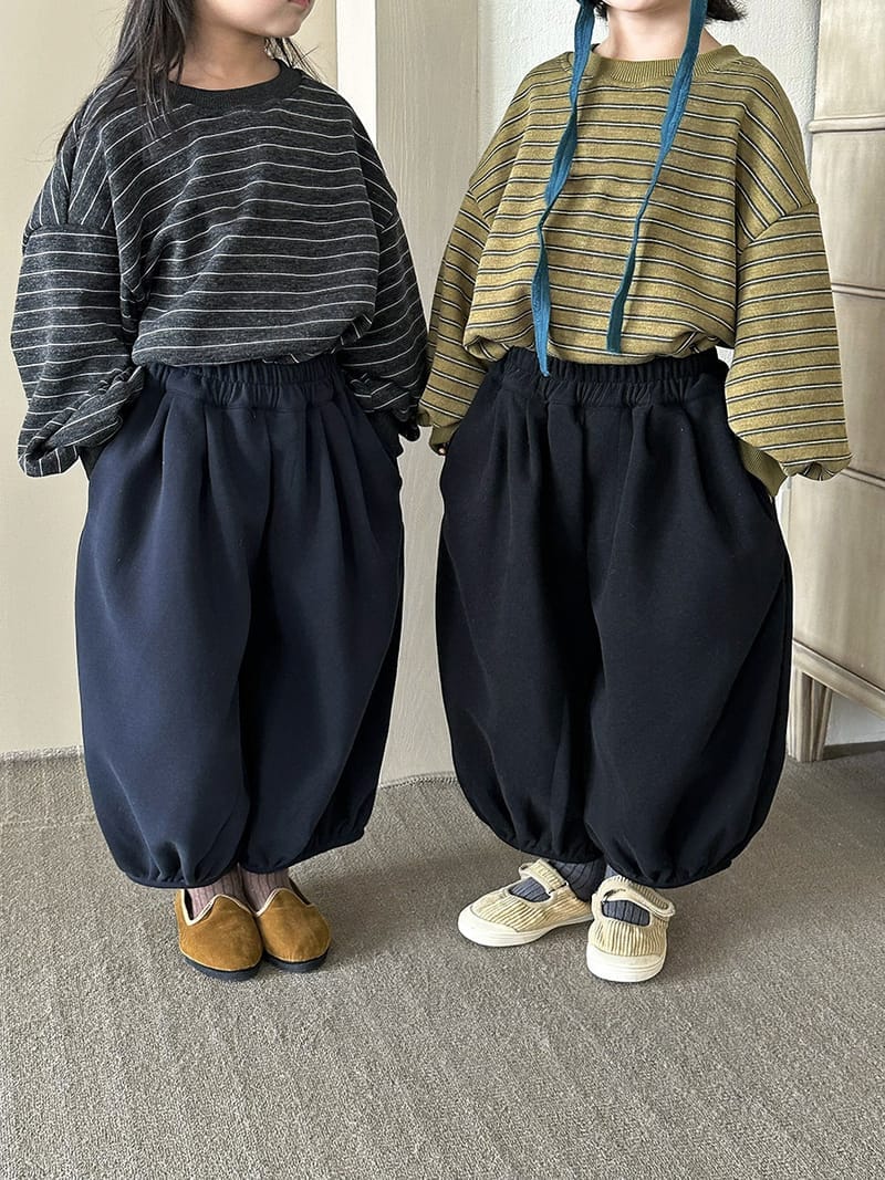 素色束口棉褲(80-140)