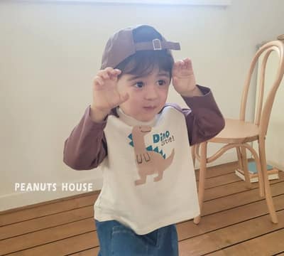 韓國🇰🇷PEANUTS 恐龍插肩長袖上衣(5-15)