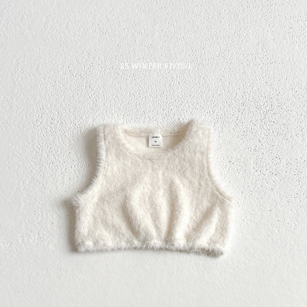韓國🇰🇷VIVID-I 純色毛絨外搭背心(XS-XL/JS-JM)
