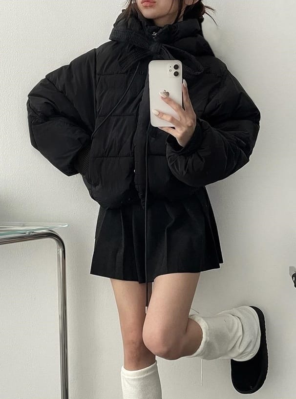 日本GRL 🇯🇵 連帽蓬鬆羽絨外套 三色