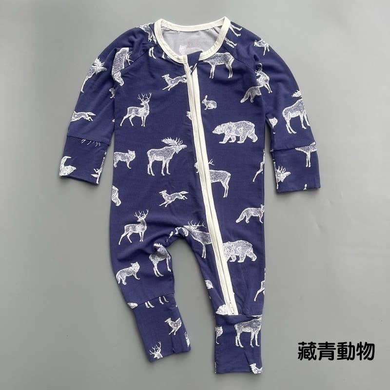 夏季竹纖維可包手腳連身衣(59-85)