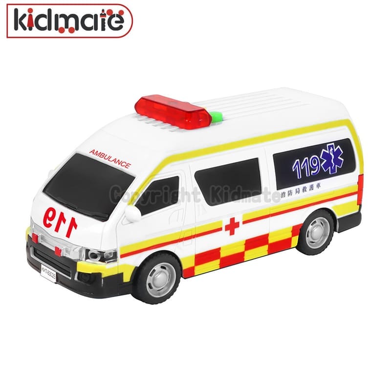 KIDMATE 台灣好車隊 迷你格紋救護車