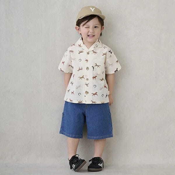 日本🇯🇵Petit Main 粗縫線短褲(80-90)