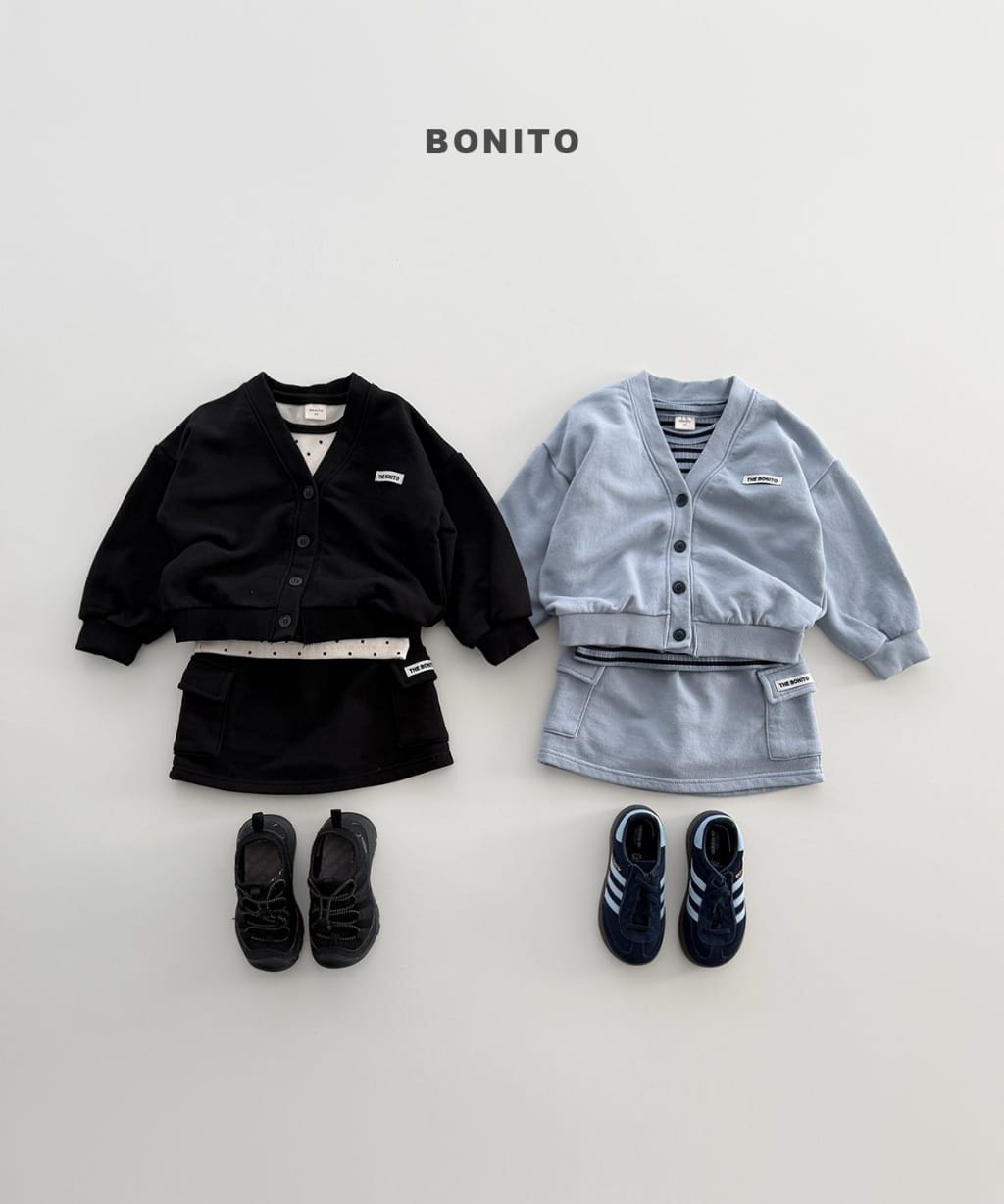 韓國🇰🇷Bonito 棉質Ｖ領外套(12m-XL/JS-JM)