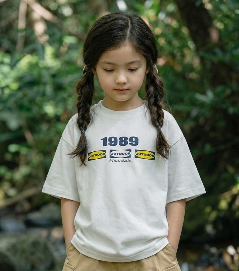 1989印花圓領Ｔ恤(100-160)