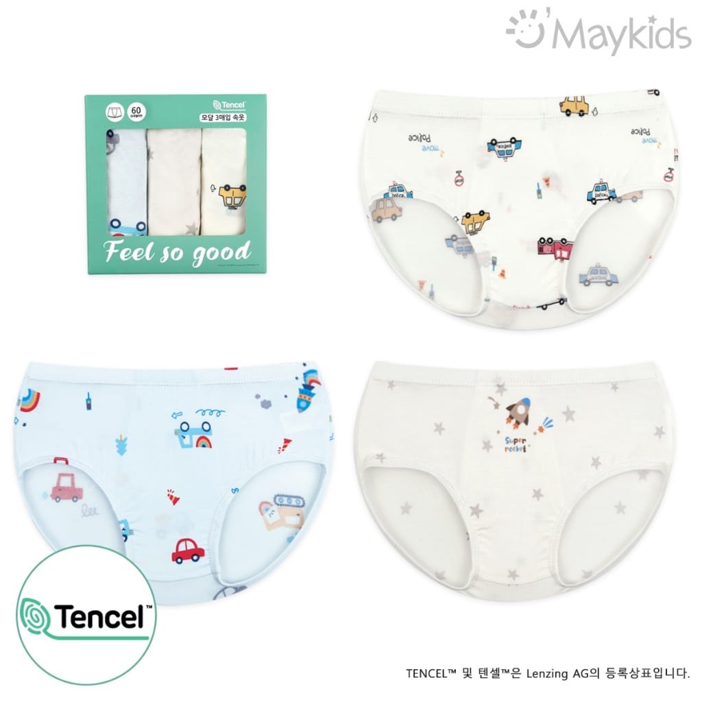 韓國🇰🇷Maykids 出動夢想車男孩三角內褲
