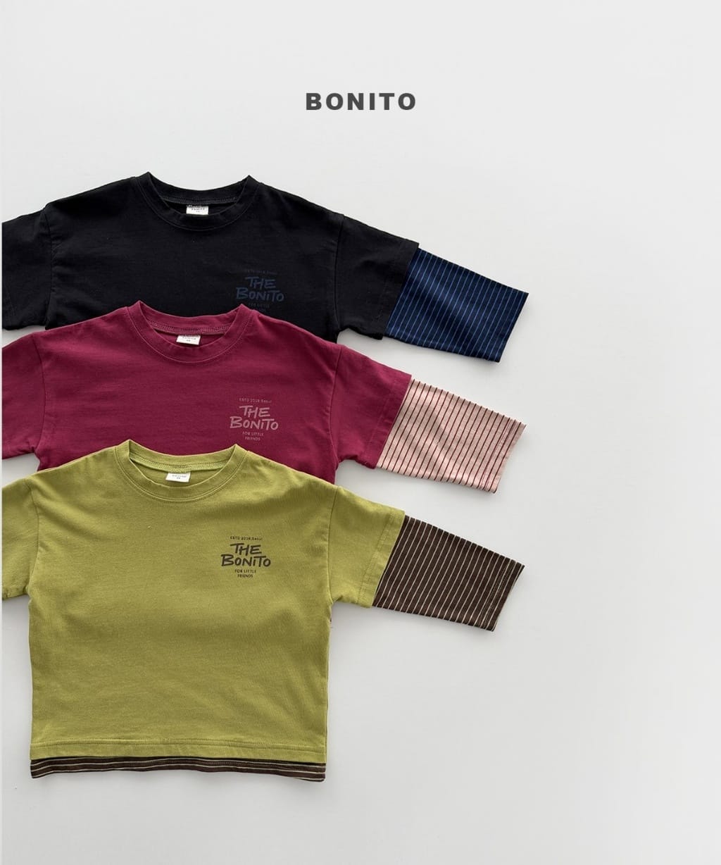 韓國🇰🇷Bonito 假兩件棒球長袖上衣(12m-XL/JS-JM)