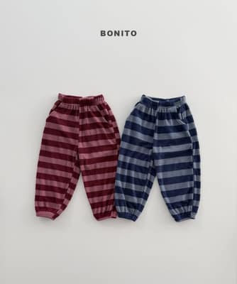 韓國🇰🇷Bonito 寬條針織束口褲(12m-XL/JS-JM)