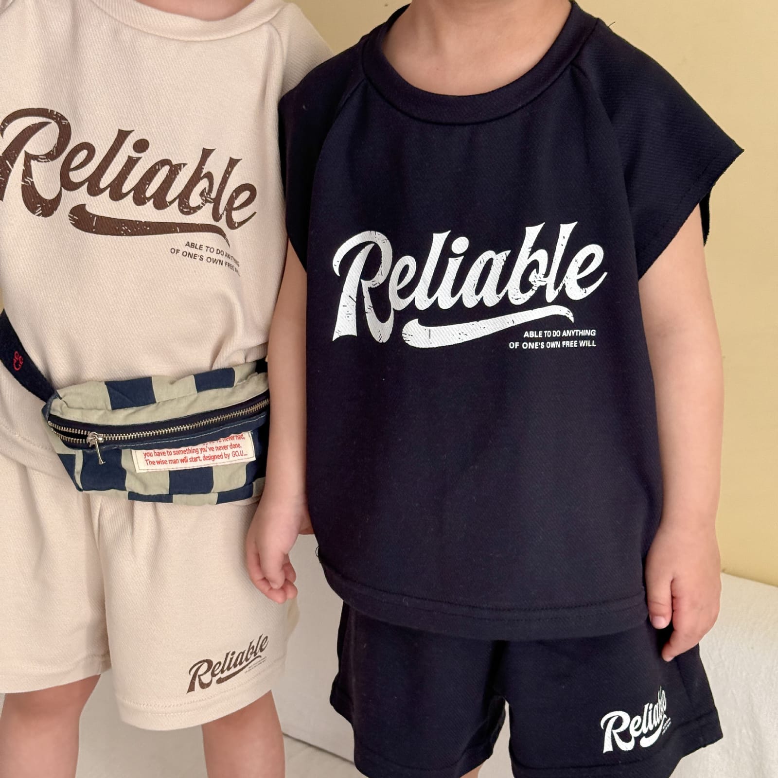 兄弟姐妹裝｜Reliable休閒背心套裝(80-150)