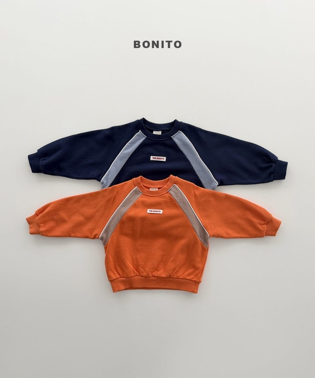 韓國🇰🇷Bonito 側邊撞色插肩大學Ｔ(12m-XL/JS-JM)