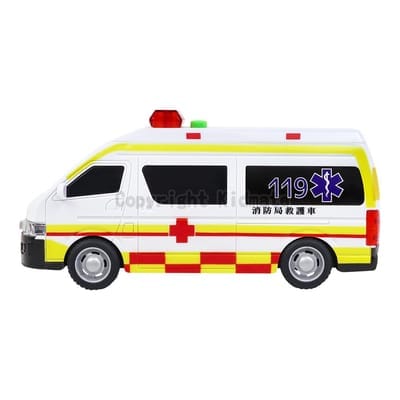KIDMATE 台灣好車隊 迷你格紋救護車